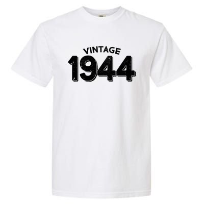 Distressed Vintage 1944 80th Birthday Garment-Dyed Heavyweight T-Shirt