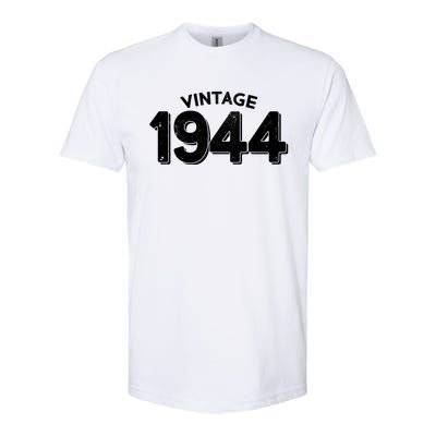 Distressed Vintage 1944 80th Birthday Softstyle CVC T-Shirt