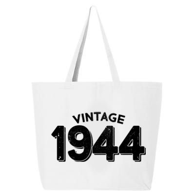 Distressed Vintage 1944 80th Birthday 25L Jumbo Tote