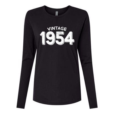 Distressed Vintage 1954 70th Birthday Womens Cotton Relaxed Long Sleeve T-Shirt