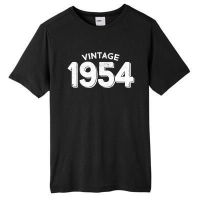 Distressed Vintage 1954 70th Birthday Tall Fusion ChromaSoft Performance T-Shirt