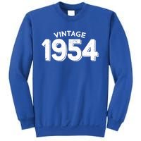 Distressed Vintage 1954 70th Birthday Sweatshirt