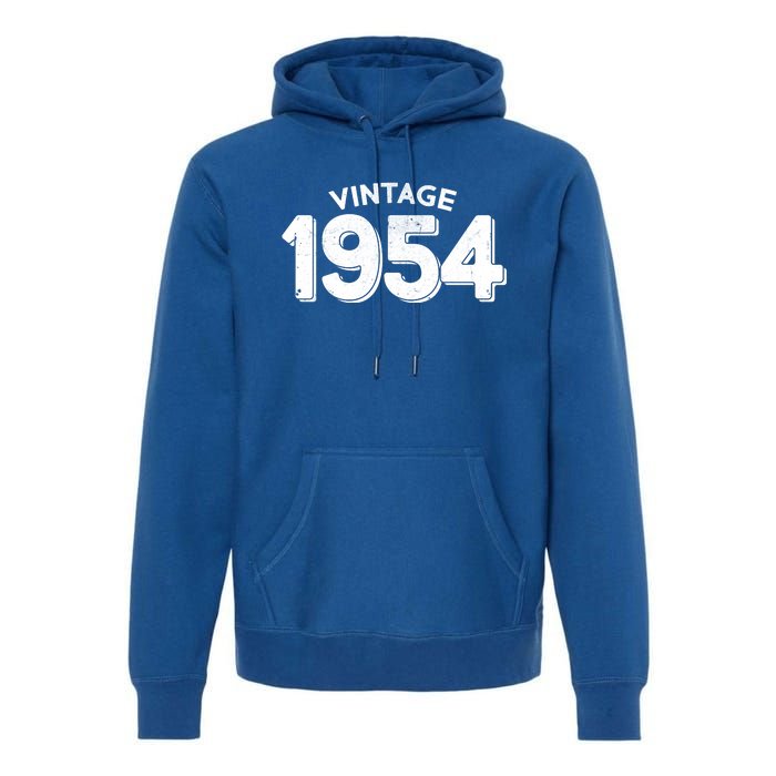 Distressed Vintage 1954 70th Birthday Premium Hoodie