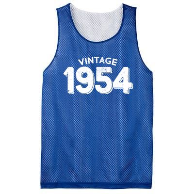 Distressed Vintage 1954 70th Birthday Mesh Reversible Basketball Jersey Tank