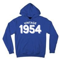 Distressed Vintage 1954 70th Birthday Tall Hoodie