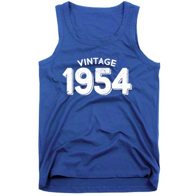 Distressed Vintage 1954 70th Birthday Tank Top