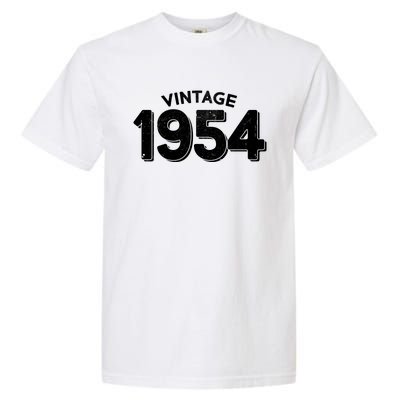 Distressed Vintage 1954 70th Birthday Garment-Dyed Heavyweight T-Shirt