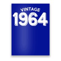 Distressed Vintage 1964 60th Birthday Poster