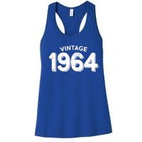 Distressed Vintage 1964 60th Birthday Women's Racerback Tank