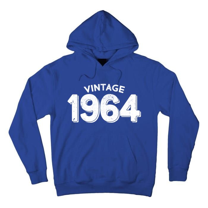 Distressed Vintage 1964 60th Birthday Tall Hoodie