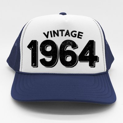 Distressed Vintage 1964 60th Birthday Trucker Hat