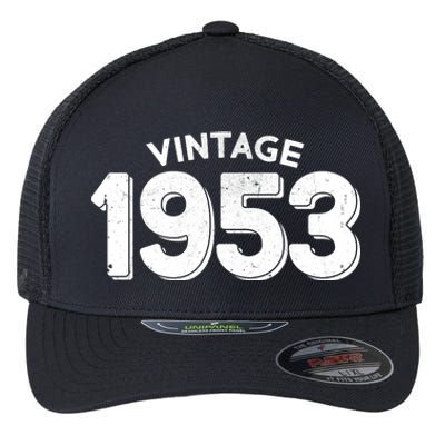 Distressed Vintage 1953 70th Birthday Flexfit Unipanel Trucker Cap