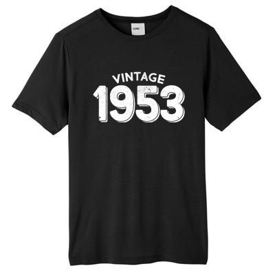 Distressed Vintage 1953 70th Birthday Tall Fusion ChromaSoft Performance T-Shirt