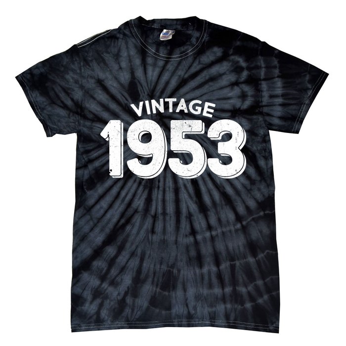 Distressed Vintage 1953 70th Birthday Tie-Dye T-Shirt