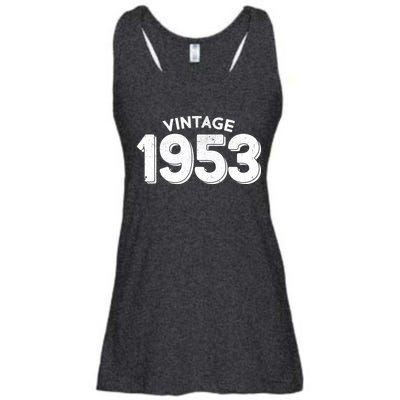 Distressed Vintage 1953 70th Birthday Ladies Essential Flowy Tank