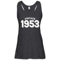 Distressed Vintage 1953 70th Birthday Ladies Essential Flowy Tank