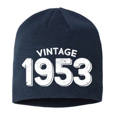 Distressed Vintage 1953 70th Birthday Sustainable Beanie