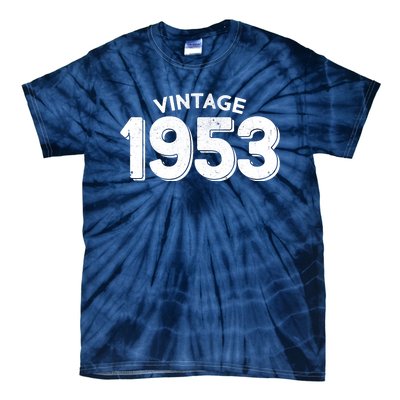 Distressed Vintage 1953 70th Birthday Tie-Dye T-Shirt