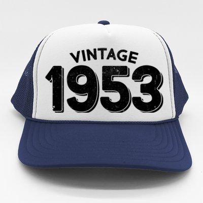 Distressed Vintage 1953 70th Birthday Trucker Hat