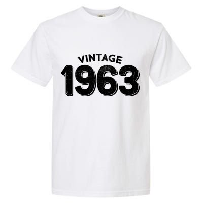 Distressed Vintage 1963 60th Birthday Garment-Dyed Heavyweight T-Shirt
