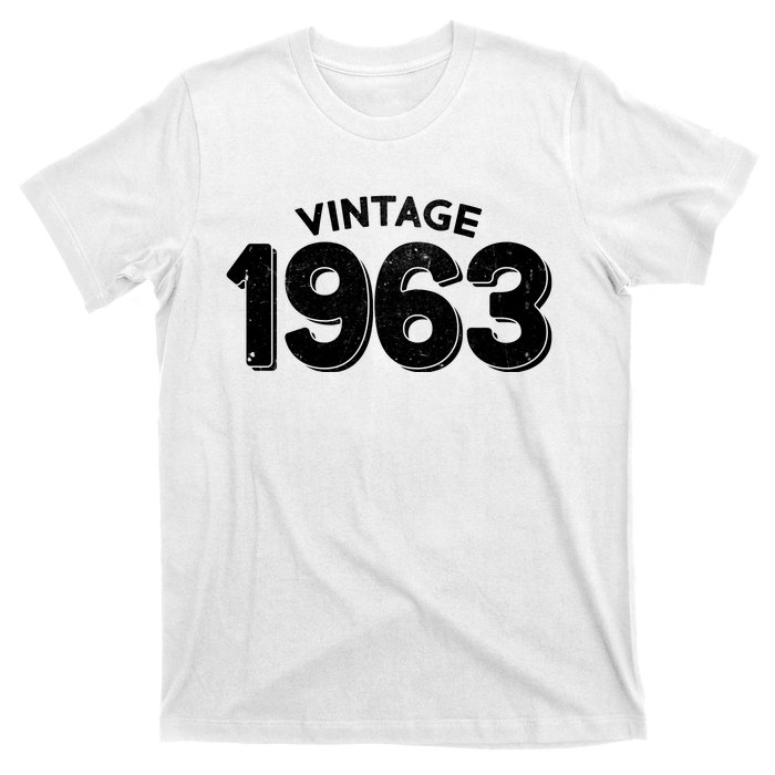 Distressed Vintage 1963 60th Birthday T-Shirt