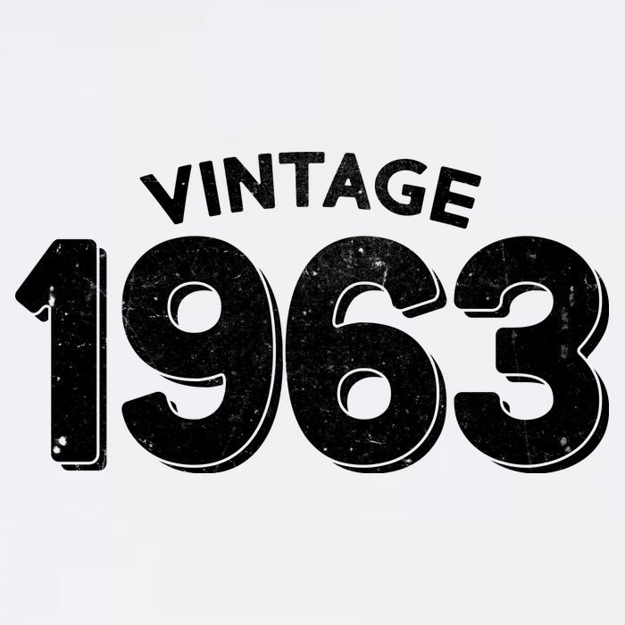 Distressed Vintage 1963 60th Birthday Flatbill Hat