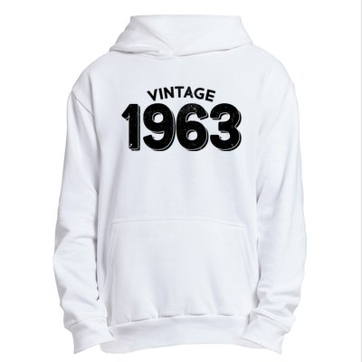 Distressed Vintage 1963 60th Birthday Urban Pullover Hoodie