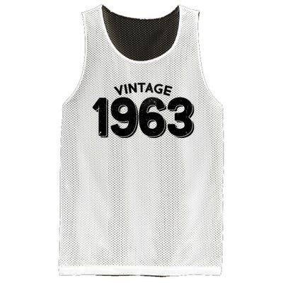 Distressed Vintage 1963 60th Birthday Mesh Reversible Basketball Jersey Tank