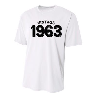 Distressed Vintage 1963 60th Birthday Performance Sprint T-Shirt