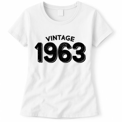 Distressed Vintage 1963 60th Birthday Womens T-Shirt