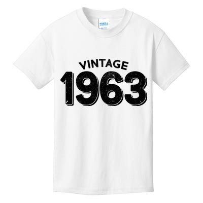 Distressed Vintage 1963 60th Birthday Kids T-Shirt