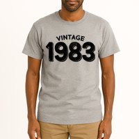 Distressed Vintage 1983 40th Birthday Tall T-Shirt