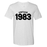 Distressed Vintage 1983 40th Birthday V-Neck T-Shirt