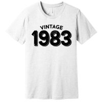 Distressed Vintage 1983 40th Birthday Premium T-Shirt