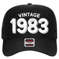 Distressed Vintage 1983 40th Birthday Trucker Hat