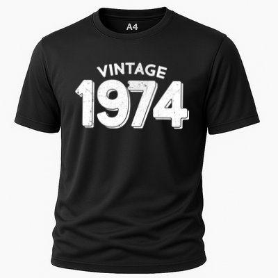 Distressed Vintage 1974 50th Birthday Performance Shirt