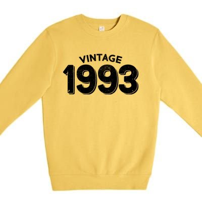 Distressed Vintage 1993 30th Birthday Premium Crewneck Sweatshirt