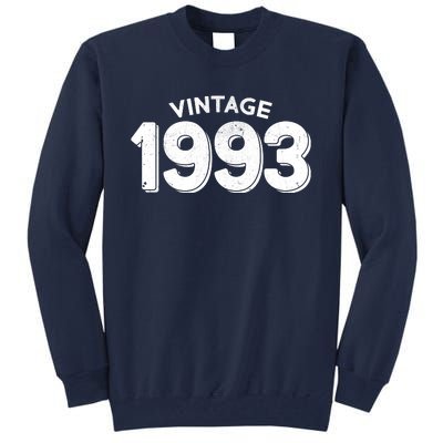 Distressed Vintage 1993 30th Birthday Tall Sweatshirt