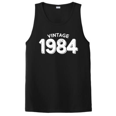 Distressed Vintage 1984 40th Birthday PosiCharge Competitor Tank