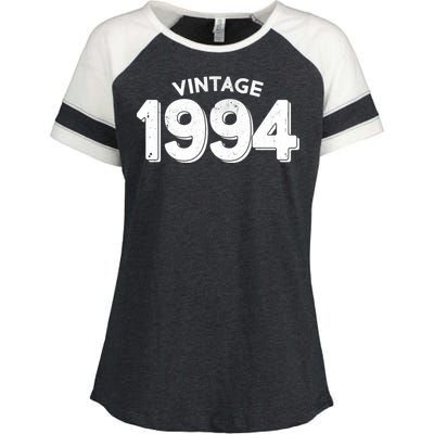 Distressed Vintage 1994 30th Birthday Enza Ladies Jersey Colorblock Tee