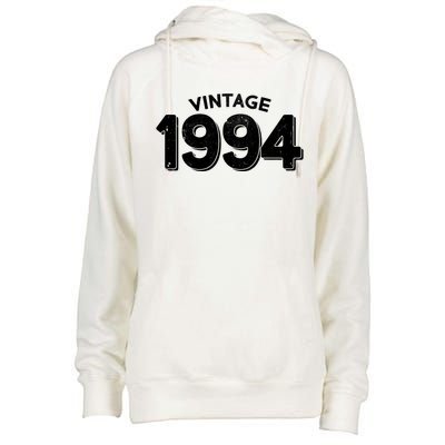 Distressed Vintage 1994 30th Birthday Womens Funnel Neck Pullover Hood