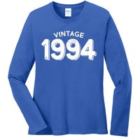 Distressed Vintage 1994 30th Birthday Ladies Long Sleeve Shirt