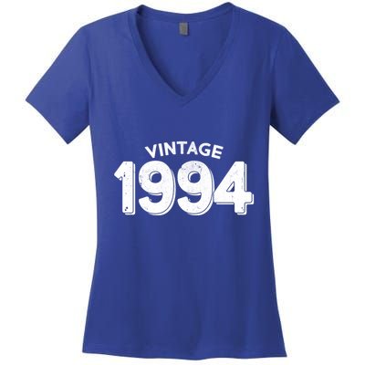 Distressed Vintage 1994 30th Birthday Women's V-Neck T-Shirt