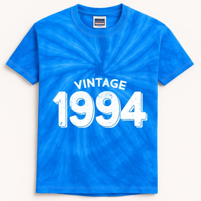 Distressed Vintage 1994 30th Birthday Kids Tie-Dye T-Shirt