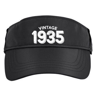 Distressed Vintage 1935 90th Birthday Adult Drive Performance Visor
