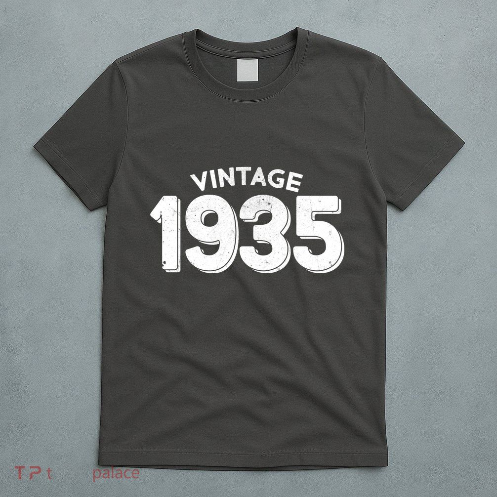 Distressed Vintage 1935 90th Birthday T-Shirt