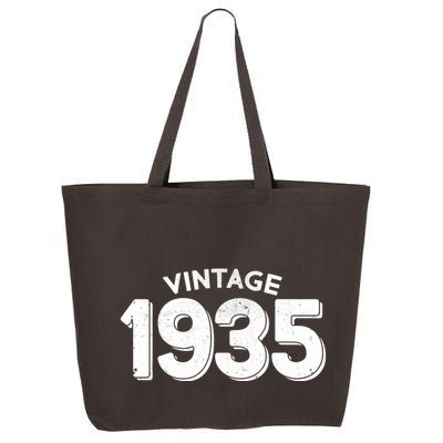 Distressed Vintage 1935 90th Birthday 25L Jumbo Tote