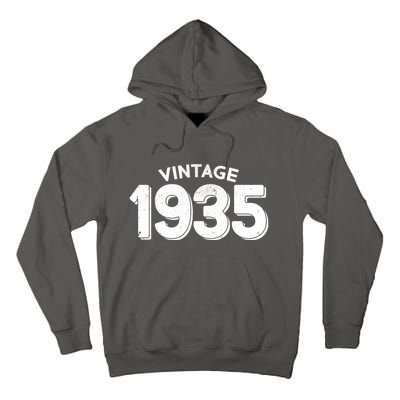 Distressed Vintage 1935 90th Birthday Tall Hoodie