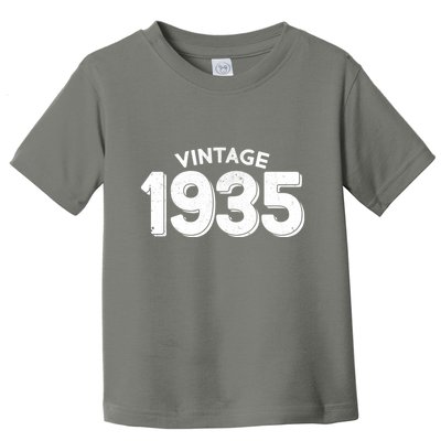 Distressed Vintage 1935 90th Birthday Toddler T-Shirt