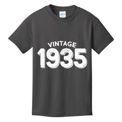 Distressed Vintage 1935 90th Birthday Kids T-Shirt